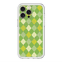 スリムプロテクションプレミアムケース with MagSafe［ Argyle - Green ］