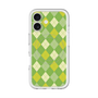 スリムプロテクションプレミアムケース with MagSafe［ Argyle - Green ］