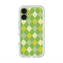 スリムプロテクションプレミアムケース with MagSafe［ Argyle - Green ］