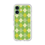 スリムプロテクションプレミアムケース with MagSafe［ Argyle - Green ］