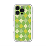 スリムプロテクションプレミアムケース with MagSafe［ Argyle - Green ］