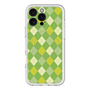 スリムプロテクションプレミアムケース with MagSafe［ Argyle - Green ］