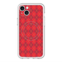スリムプロテクションプレミアムケース with MagSafe［ Argyle - Red ］
