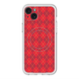 スリムプロテクションプレミアムケース with MagSafe［ Argyle - Red ］