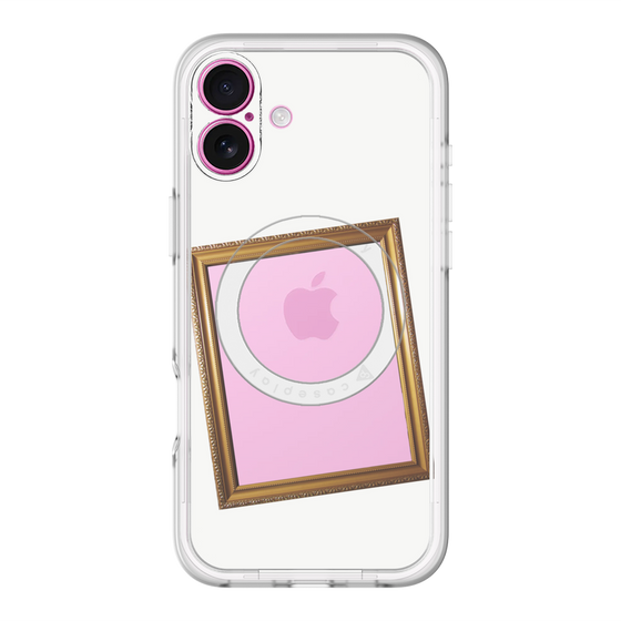スリムプロテクションプレミアムケース with MagSafe［ Photo Frame - White ］