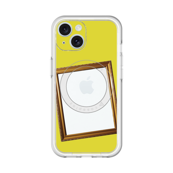 スリムプロテクションプレミアムケース with MagSafe［ Photo Frame - Yellow ］