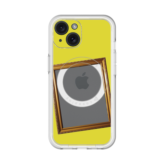スリムプロテクションプレミアムケース with MagSafe［ Photo Frame - Yellow ］