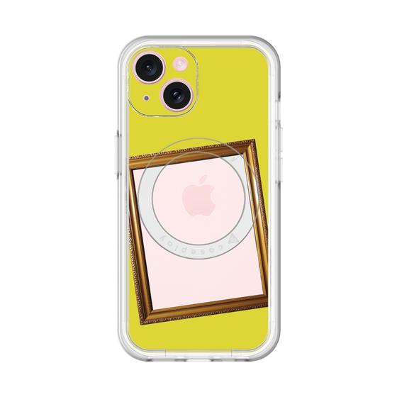 スリムプロテクションプレミアムケース with MagSafe［ Photo Frame - Yellow ］