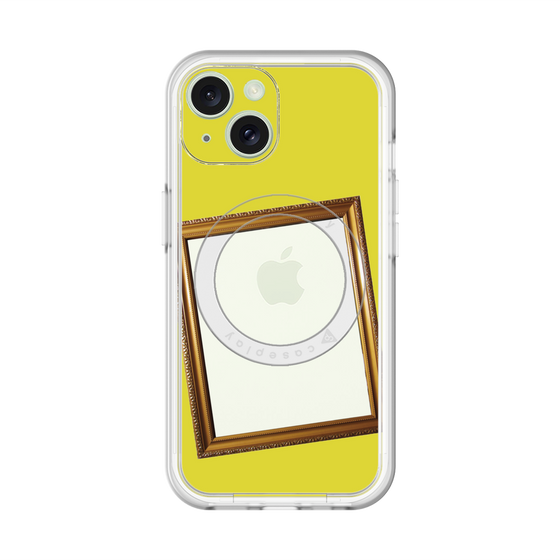 スリムプロテクションプレミアムケース with MagSafe［ Photo Frame - Yellow ］