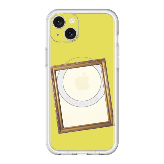 スリムプロテクションプレミアムケース with MagSafe［ Photo Frame - Yellow ］