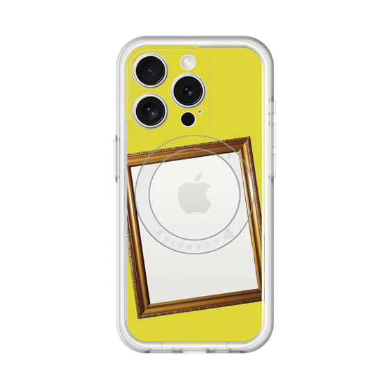 スリムプロテクションプレミアムケース with MagSafe［ Photo Frame - Yellow ］