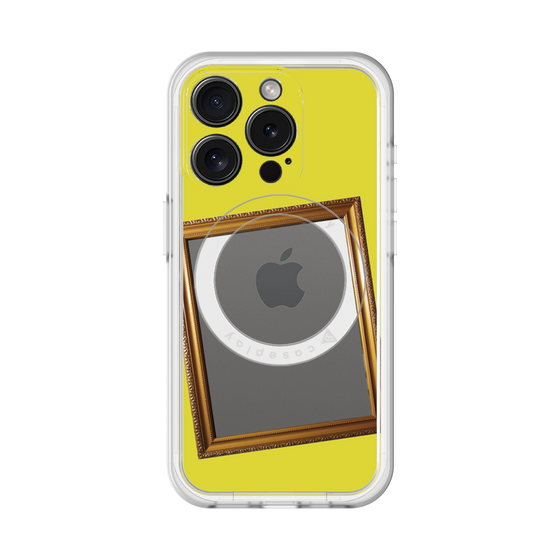 スリムプロテクションプレミアムケース with MagSafe［ Photo Frame - Yellow ］