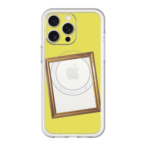 スリムプロテクションプレミアムケース with MagSafe［ Photo Frame - Yellow ］