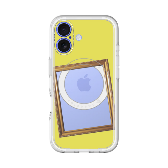 スリムプロテクションプレミアムケース with MagSafe［ Photo Frame - Yellow ］