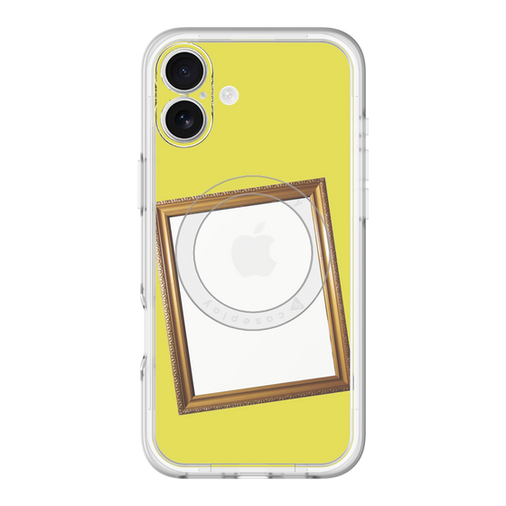 スリムプロテクションプレミアムケース with MagSafe［ Photo Frame - Yellow ］
