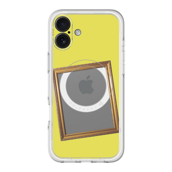 スリムプロテクションプレミアムケース with MagSafe［ Photo Frame - Yellow ］