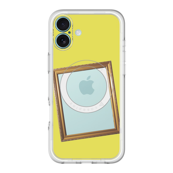 スリムプロテクションプレミアムケース with MagSafe［ Photo Frame - Yellow ］