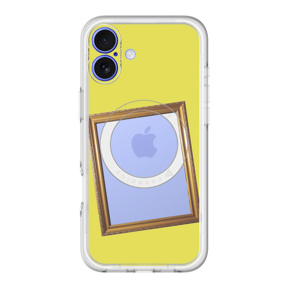 スリムプロテクションプレミアムケース with MagSafe［ Photo Frame - Yellow ］