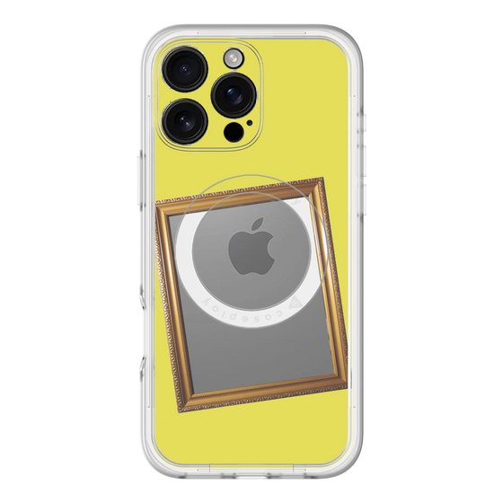 スリムプロテクションプレミアムケース with MagSafe［ Photo Frame - Yellow ］