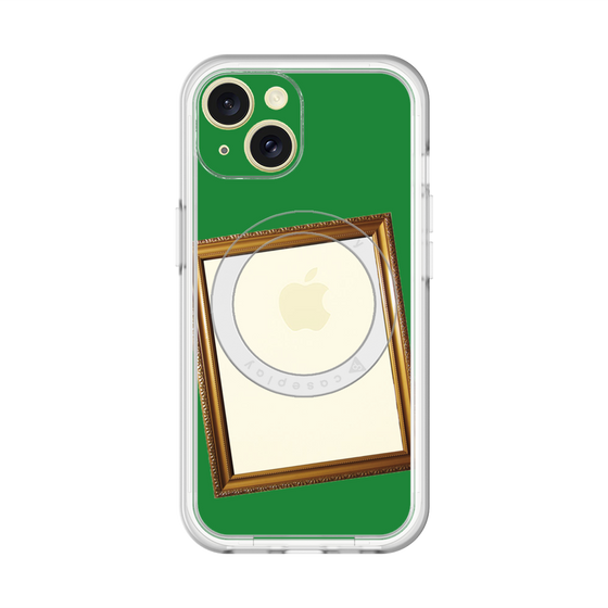スリムプロテクションプレミアムケース with MagSafe［ Photo Frame - Green ］