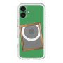 スリムプロテクションプレミアムケース with MagSafe［ Photo Frame - Green ］