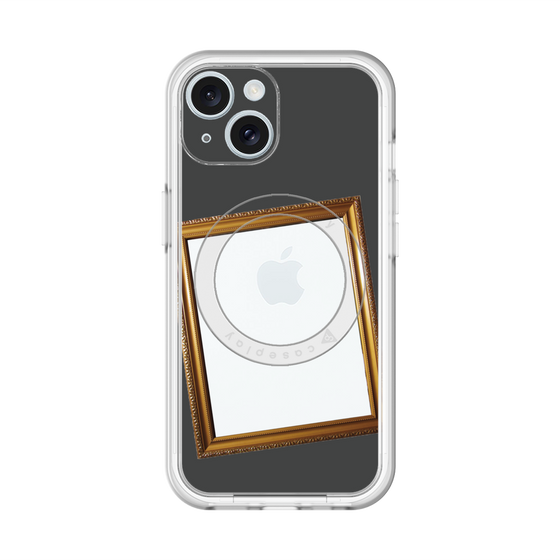 スリムプロテクションプレミアムケース with MagSafe［ Photo Frame - Gray ］