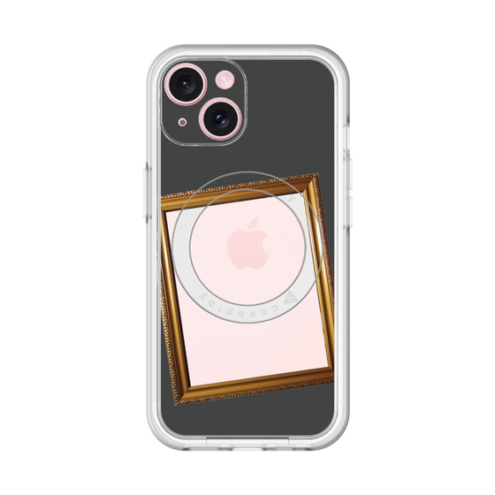 スリムプロテクションプレミアムケース with MagSafe［ Photo Frame - Gray ］