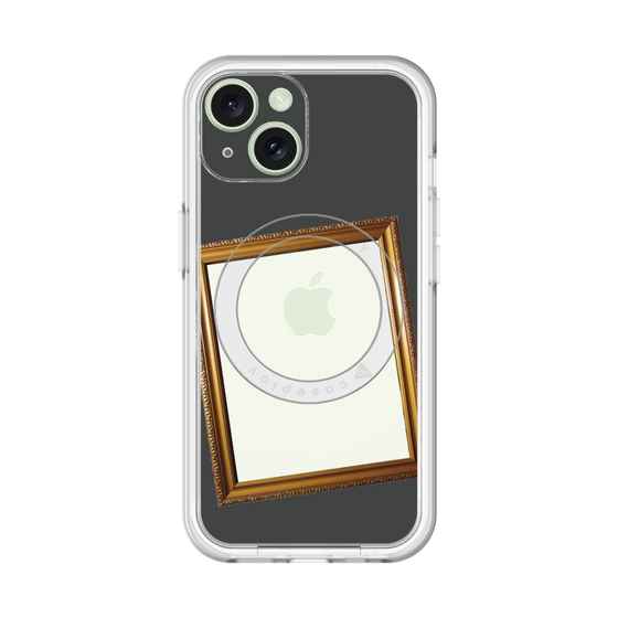 スリムプロテクションプレミアムケース with MagSafe［ Photo Frame - Gray ］