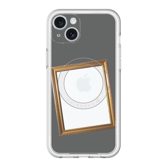 スリムプロテクションプレミアムケース with MagSafe［ Photo Frame - Gray ］