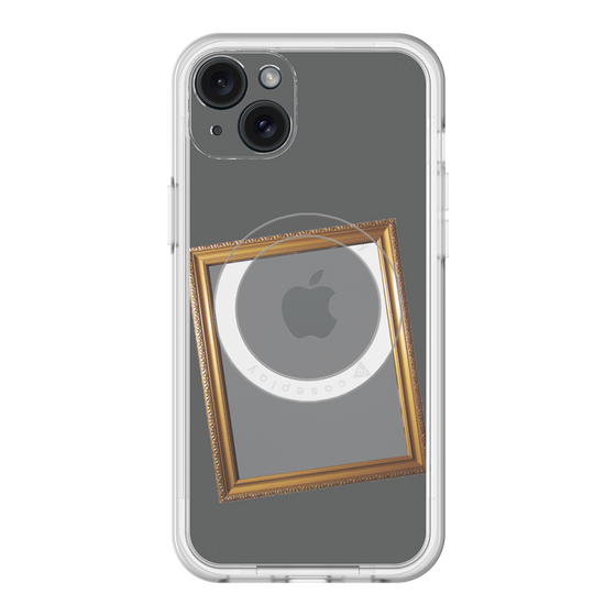 スリムプロテクションプレミアムケース with MagSafe［ Photo Frame - Gray ］
