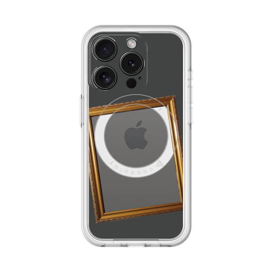 スリムプロテクションプレミアムケース with MagSafe［ Photo Frame - Gray ］