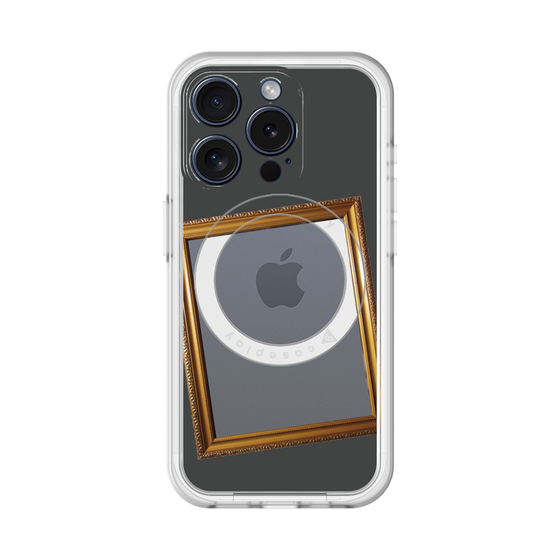 スリムプロテクションプレミアムケース with MagSafe［ Photo Frame - Gray ］