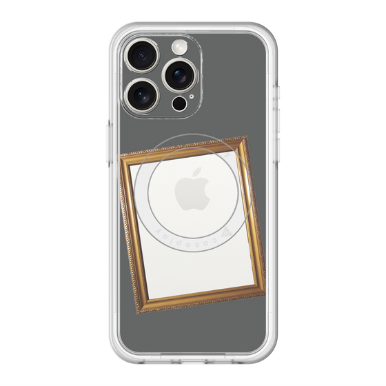 スリムプロテクションプレミアムケース with MagSafe［ Photo Frame - Gray ］