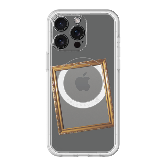 スリムプロテクションプレミアムケース with MagSafe［ Photo Frame - Gray ］