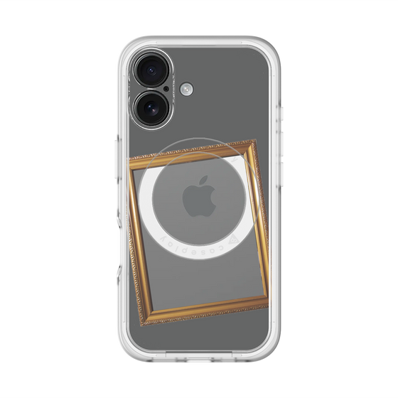 スリムプロテクションプレミアムケース with MagSafe［ Photo Frame - Gray ］