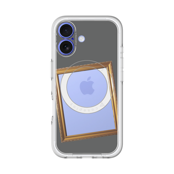 スリムプロテクションプレミアムケース with MagSafe［ Photo Frame - Gray ］