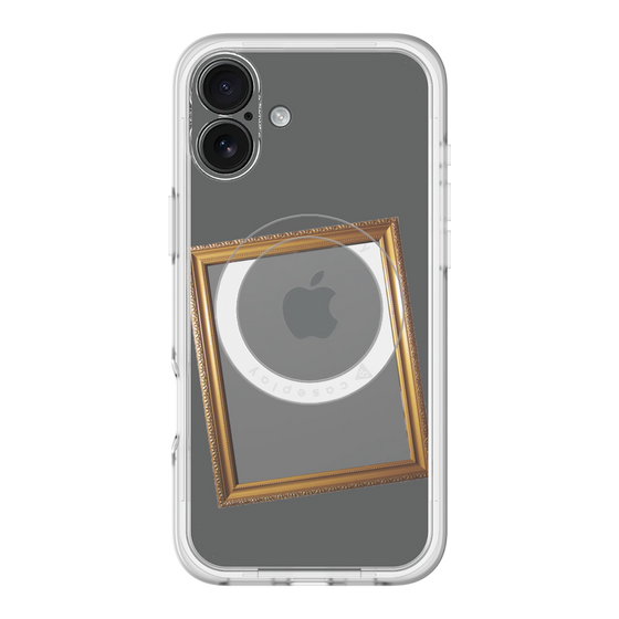 スリムプロテクションプレミアムケース with MagSafe［ Photo Frame - Gray ］