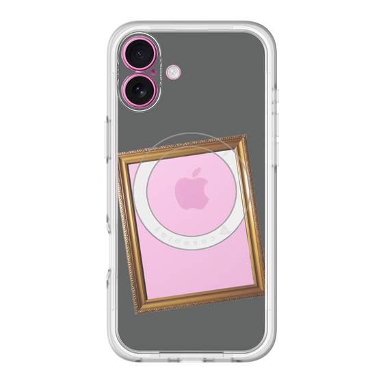 スリムプロテクションプレミアムケース with MagSafe［ Photo Frame - Gray ］