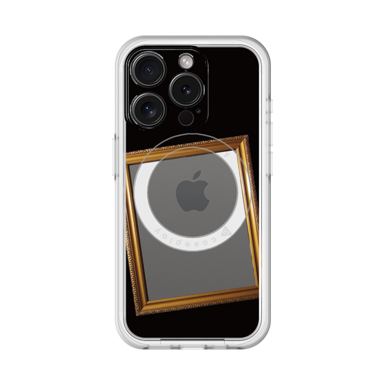 スリムプロテクションプレミアムケース with MagSafe［ Photo Frame - Black ］