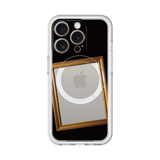 スリムプロテクションプレミアムケース with MagSafe［ Photo Frame - Black ］