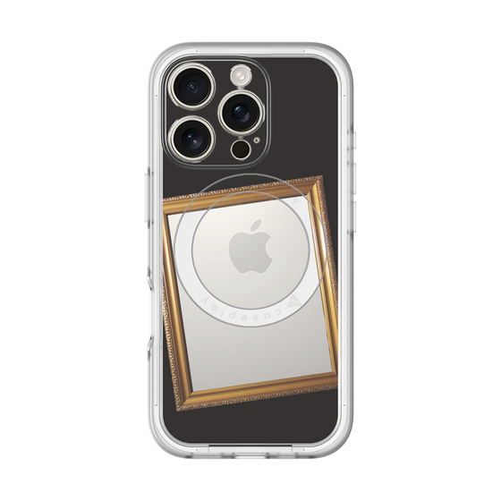 スリムプロテクションプレミアムケース with MagSafe［ Photo Frame - Black ］