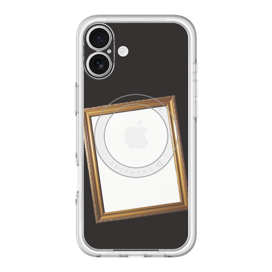スリムプロテクションプレミアムケース with MagSafe［ Photo Frame - Black ］