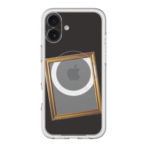 スリムプロテクションプレミアムケース with MagSafe［ Photo Frame - Black ］