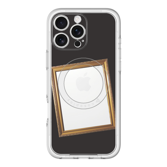 スリムプロテクションプレミアムケース with MagSafe［ Photo Frame - Black ］