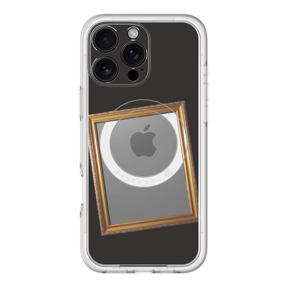 スリムプロテクションプレミアムケース with MagSafe［ Photo Frame - Black ］