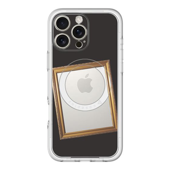 スリムプロテクションプレミアムケース with MagSafe［ Photo Frame - Black ］