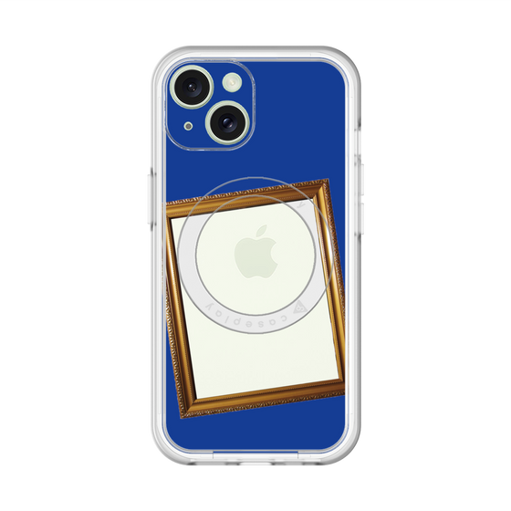 スリムプロテクションプレミアムケース with MagSafe［ Photo Frame - Blue ］