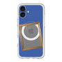 スリムプロテクションプレミアムケース with MagSafe［ Photo Frame - Blue ］