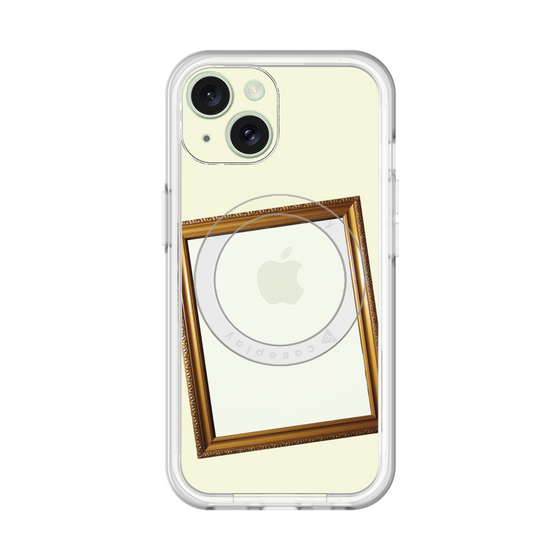 スリムプロテクションプレミアムケース with MagSafe［ Photo Frame - Ivory ］