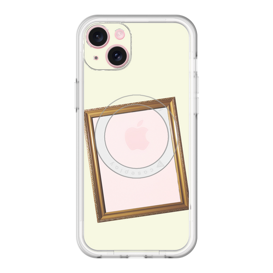 スリムプロテクションプレミアムケース with MagSafe［ Photo Frame - Ivory ］